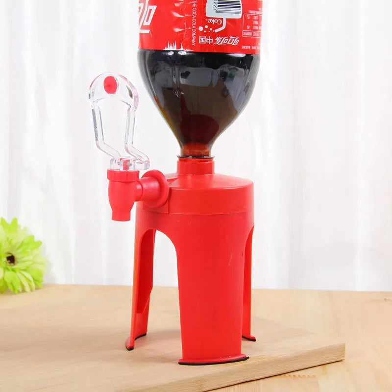 Torneira mágica, refrigerante, cola, bebida, dispensador de água para festa, escritório, bar, cozinha, máquina de beber de cabeça para baixo, utensílios para casa, imperdível