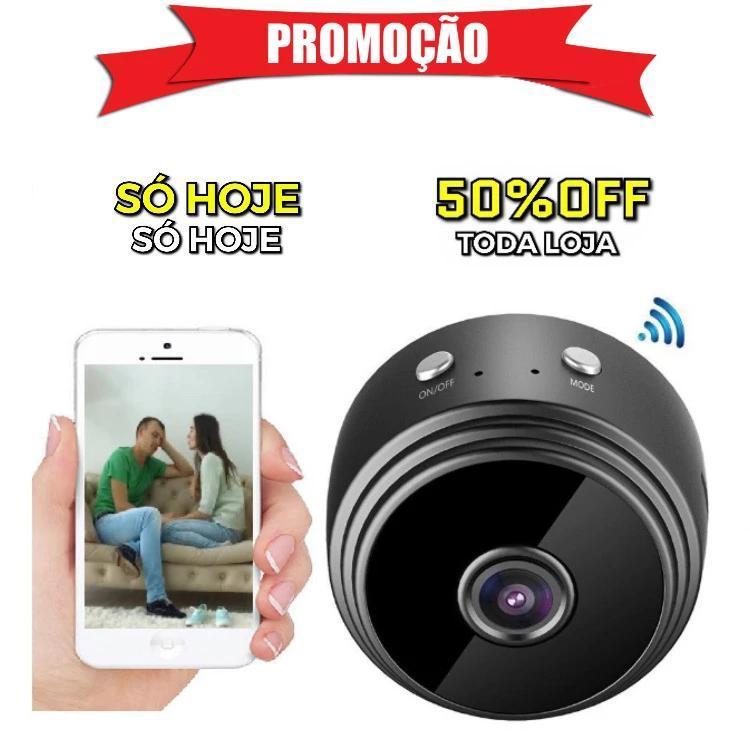 Mini Câmera de Segurança Portátil Wifi HD 1080P Alta Definição - Profilm™